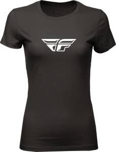 WOMEN'S FLY F-WING TEE BLACK 2X