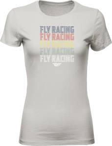 WOMEN'S FLY NOSTALGIA TEE SILVER 2X