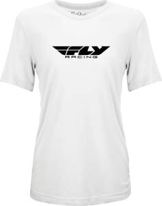 WOMEN'S FLY ORIGIN CORPORATE TEE WHITE 2X