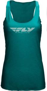 WOMEN'S FLY CORPORATE TANK TEAL 2X