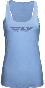 WOMEN'S FLY CORPORATE TANK LIGHT BLUE 2X