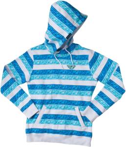 MOTO HAVEN HOODY WHITE/BLUE 2X