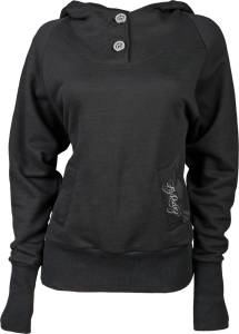 IN-LUV-HATE-HIM HOODY BLACK XS-S