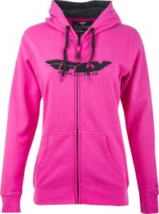 FLY WOMEN'S CORPORATE ZIP UP HOODIE PINK 2X