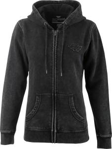 FLY WOMEN'S SNOW WASH HOODIE BLACK 2X