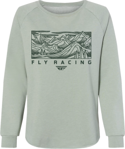 WOMEN'S FLY TRAIL SWEATSHIRT SAGE 2X