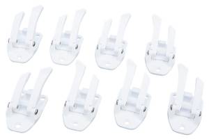 BUCKLE/LEVER KIT ADULT 07-15 WHITE 8/PC