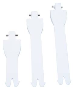 YOUTH MAVERIK BOOT STRAP KIT WHITE SZ 01-06 WHITE 3 PIECE