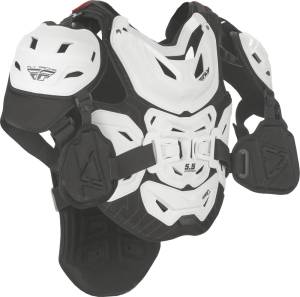 5.5 PRO CHEST PROTECTOR (WHITE)