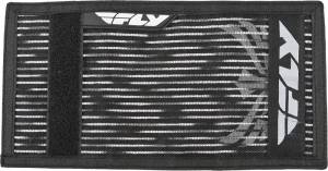 NYLON WALLET BLACK/WHITE STRIPES