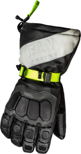 GLACIER GLOVES BLACK/GREY/HI-VIS XS