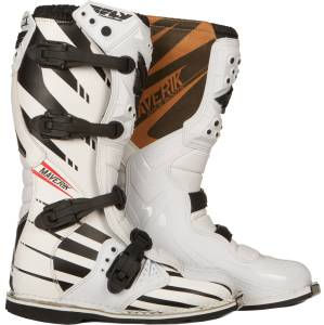 MAVERIK F4 BOOT WHITE/BLACK SZ 4