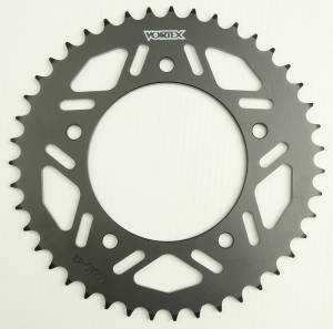 REAR SPROCKET STEEL 43T-520 BLACK YAM