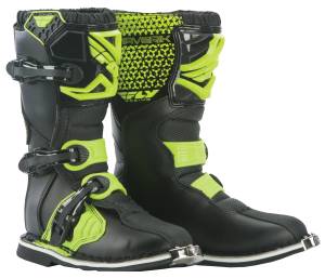 MAVERIK MX BOOTS HI-VIS/BLACK SZ 01