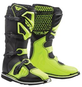 MAVERIK MX BOOTS HI-VIS/BLACK SZ 07