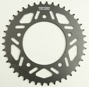 REAR SPROCKET STEEL 42T-520 BLK YAM