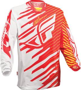 KINETIC SHOCK MESH JERSEY RED/YELLOW YX