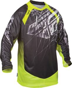 EVOLUTION 2.0 SPIKE JERSEY BLACK/HI-VIS 2X