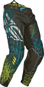 EVOLUTION 2.0 SPIKE PANT BLACK/TEAL SZ 26