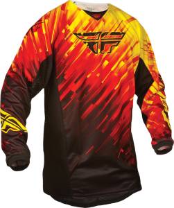 KINETIC GLITCH JERSEY RED/BLACK/YELLOW YL