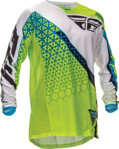 KINETIC TRIFECTA JERSEY GREEN/WHITE 2X