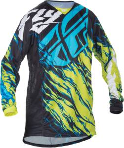 KINETIC RELAPSE JERSEY LIME/BLUE 2X