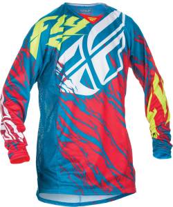 KINETIC RELAPSE JERSEY TEAL/RED YM