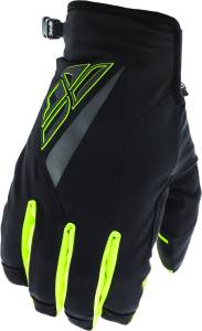 YOUTH TITLE GLOVES BLACK/HI-VIS SZ 06