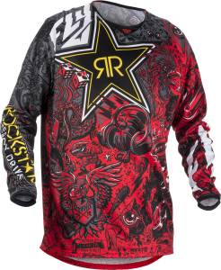 KINETIC ROCKSTAR JERSEY RED/BLACK 2X