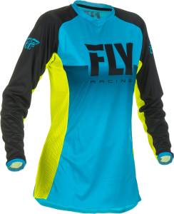 WOMEN'S LITE JERSEY BLUE/HI-VIS 2X