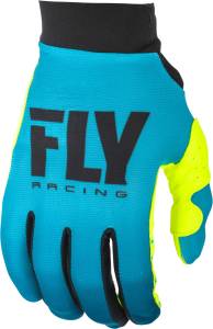 WOMEN'S PRO LITE GLOVES BLUE/HI-VIS SZ 06