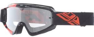 ZONE YOUTH GOGGLE BLK/ORG W/ CLEAR/FLASH CHROME LENS