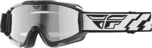 FOCUS SNOW GOGGLE BLACK W/CHROME SMOKE DUAL LENS