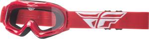 2018 FOCUS YOUTH GOGGLE RED W/CLEAR LENS