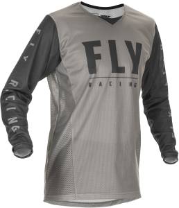 YOUTH KINETIC MESH JERSEY LIGHT GREY/DARK GREY YM