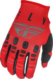 YOUTH KINETIC K121 GLOVES RED/GREY/BLACK SZ 04