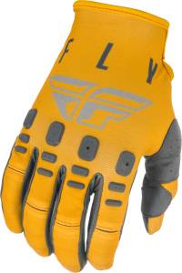 YOUTH KINETIC K121 GLOVES MUSTARD/STONE/GREY SZ 04