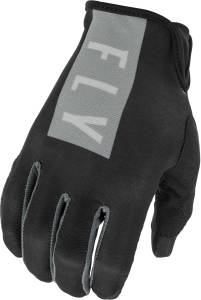 GIRL'S LITE GLOVES BLACK/GREY SZ 04