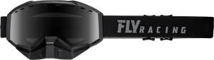 FOCUS SNOW GOGGLE BLACK W/SMOKE LENS