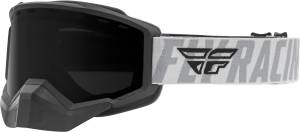 FOCUS SNOW GOGGLE BLACK/GREY W/ DARK SMOKE LENS