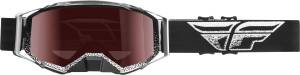 ZONE PRO W/C GOGGLE BLK/WHT W/ NON-POLARIZED BRONZE LENS