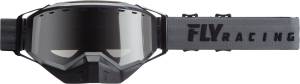 ZONE SNOW GOGGLE GREY W/SILVER MIRROR SMOKE LENS