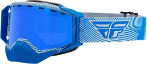 ZONE SNOW GOGGLE GREY/BLUE W/ SKY BLUE MIRROR/BLUE LENS