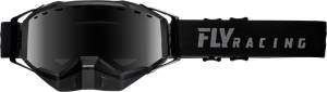 ZONE PRO SNOW GOGGLE BLACK W/POLARIZED SMOKE LENS