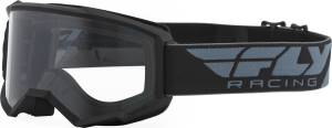 FOCUS GOGGLE BLACK W/CLEAR LENS