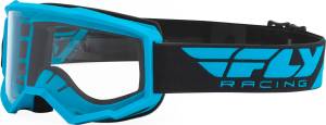 FOCUS GOGGLE ELECTRIC BLUE W/CLEAR LENS