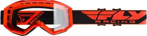 YOUTH FOCUS GOGGLE ORANGE W/CLEAR LENS