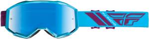 ZONE GOGGLE BLUE/PORT W/BLUE MIRROR LENS W/POST