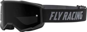 ZONE GOGGLE BLACK W/DARK SMOKE LENS W/POST