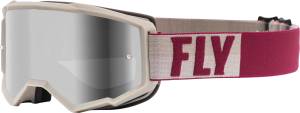 ZONE GOGGLE STONE/BERRY W/SILVER MIR/SMOKE LENS W/POST